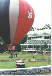 Hot Air Balloon at Gardens of the World Ball